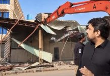خیبرپختونخوا میں تجاوزات کے خلاف گرینڈآپریشن،پشاور رنگ روڈ پر درجنوں غیر قانونی دکانیں مسمار