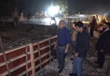 محسن نقوی الصبح اچانک زیر تعمیر کشمیر چوک انڈرپاس پہنچے،تعمیرات کامعائنہ