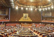 سینیٹ سے خیبرپختونخوا میں ایمرجنسی کی توثیق،اپوزیشن کا احتجاج ،قرارداد کی کاپیاں پھاڑدیں اور واک آؤٹ کیا
